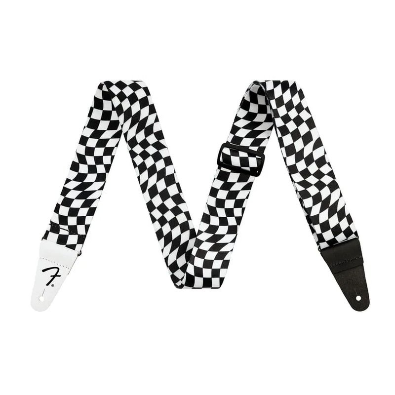 Fender Fender Wavy Checkerboard 波浪棋盤格背帶 — 三峽背帶