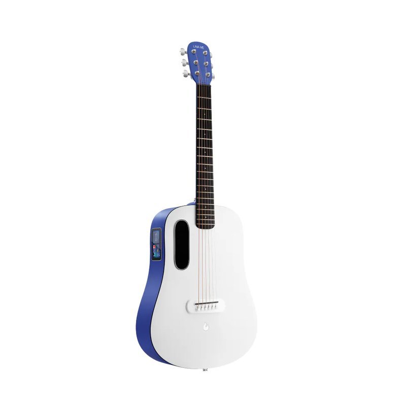 LAVA MUSIC 拿火 LAVA ME play 拿火 36吋 HPL 智能 吉他 深海藍 / 白 — 三峽木吉他 / 民謠吉他