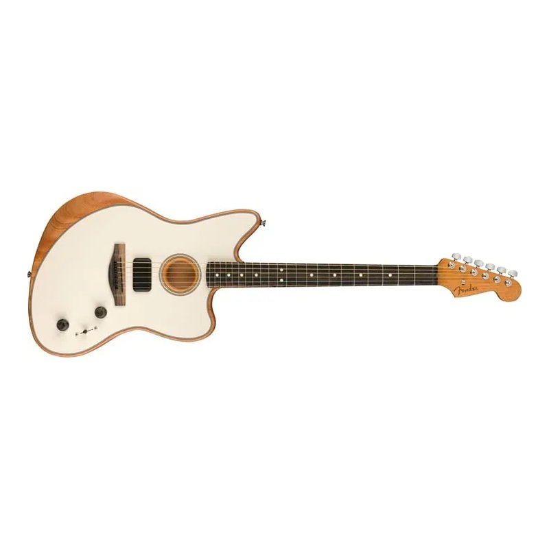 Fender Fender American Acoustasonic Jazzmaster 電木吉他 北極白 — 三峽吉他 / Bass
