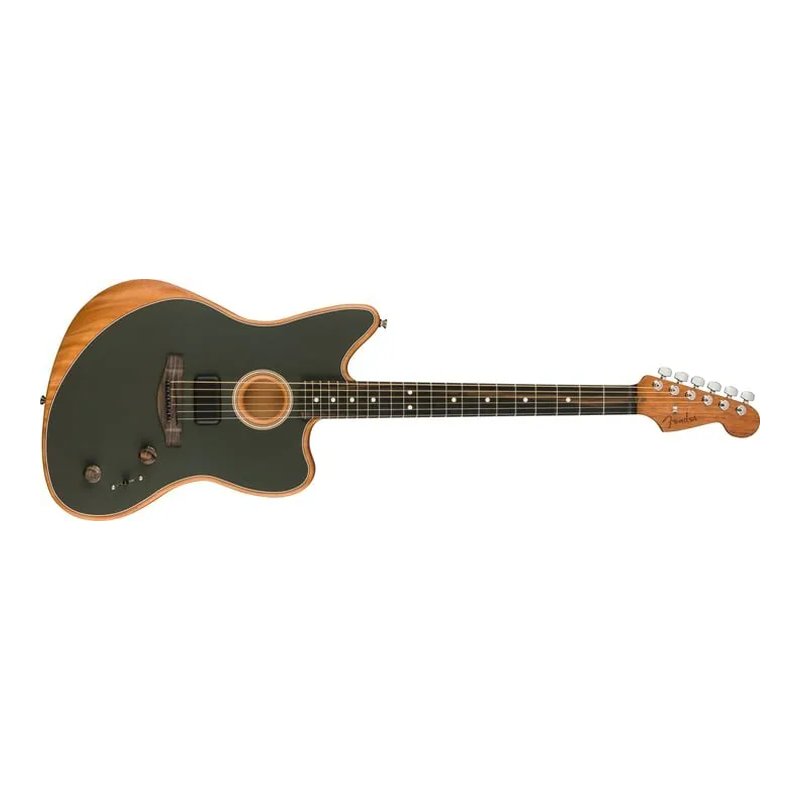 Fender Fender American Acoustasonic Jazzmaster 電木吉他 鎢色 — 三峽吉他 / Bass