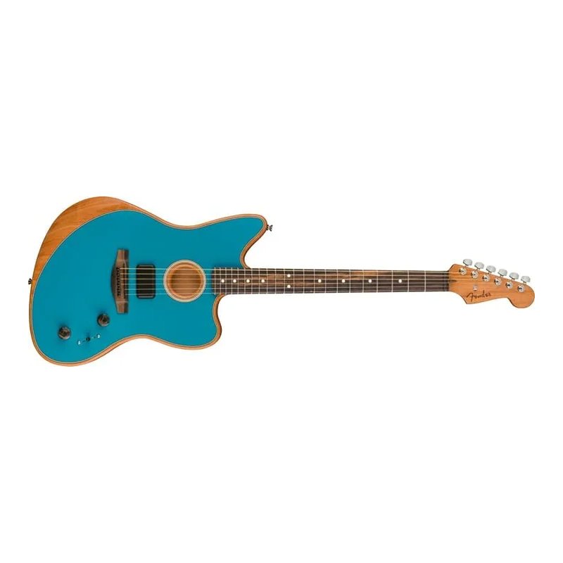 Fender Fender American Acoustasonic Jazzmaster 電木吉他 海洋松石 — 三峽吉他 / Bass