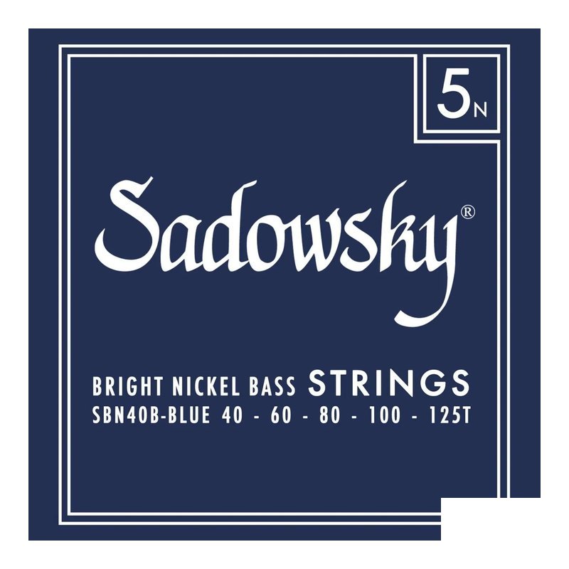 Sadowsky Sadowsky Blue Label SBN40B 040-125 藍標 5弦 貝斯弦 — 三峽木吉他 / 民謠吉他
