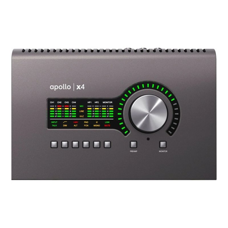 Universal Audio Universal Audio Apollo x4 Thunderbolt 3 錄音介面 (Heritage 版本) 進口預定 — 三峽錄音