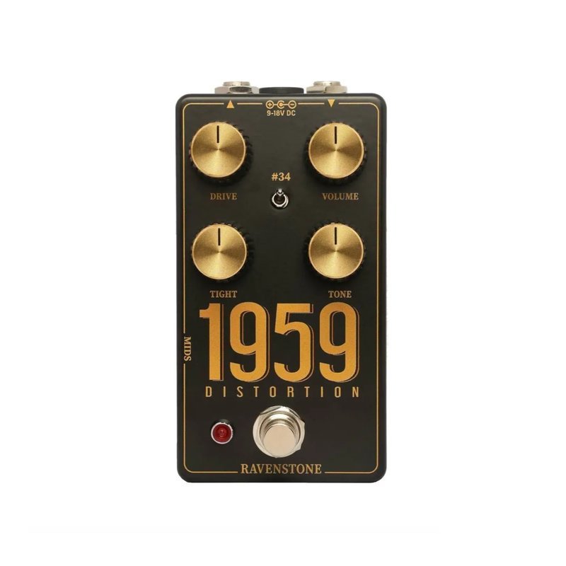 Ravenstone Ravenstone 1959 Distortion 黑金 破音效果器 — 三峽效果器