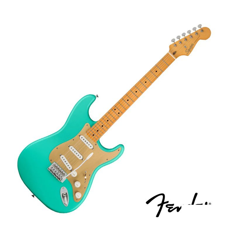 Squier Squier 40週年紀念 Stratocaster Vintage Edition Satin Sea Foam Green 電吉他 衝浪綠 — 三峽電吉他