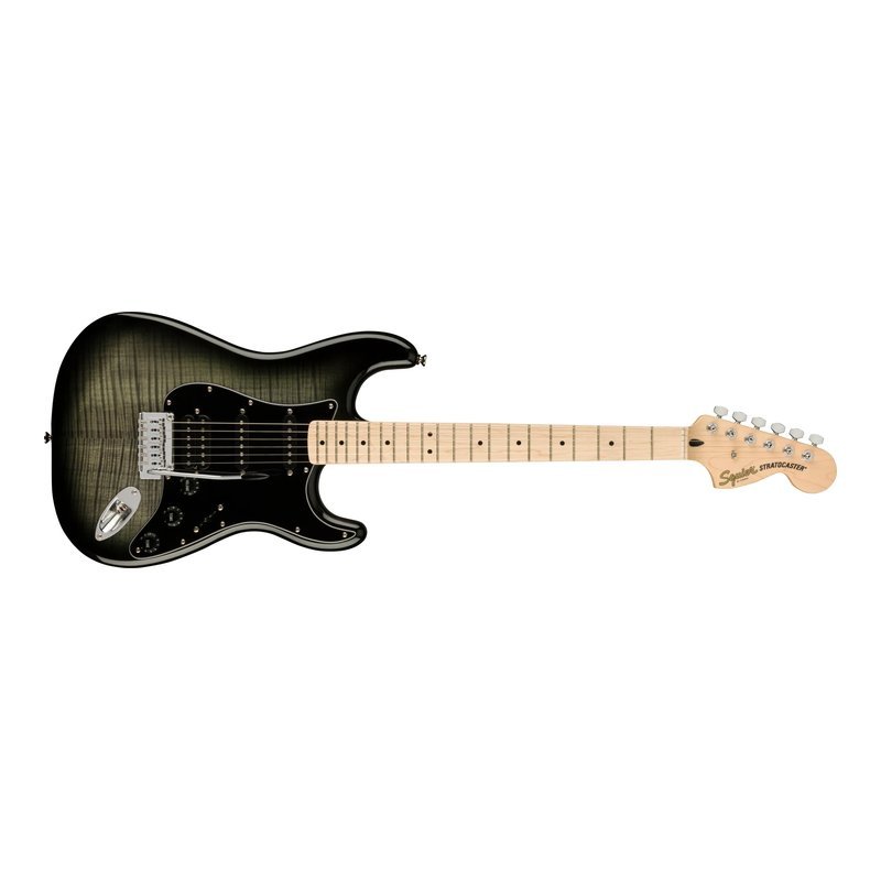 Squier Squier 電吉他 Affinity 系列 Stratocaster FMT HSS 黑色虎紋 — 三峽電吉他