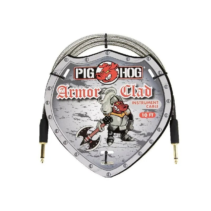 PIG HOG PIG HOG 金屬外皮 雙直頭 直L頭 樂器導線 Armor Clad — 三峽導線