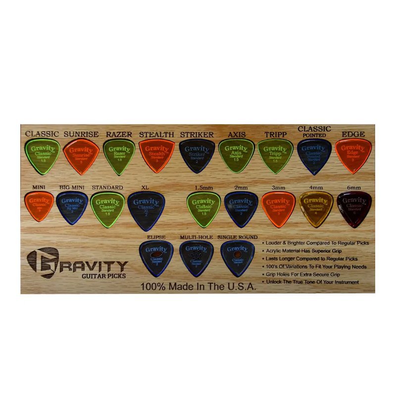 GRAVITY GRAVITY / 21片裝 壓克力彈片展示板(含彈片) — 三峽Pick