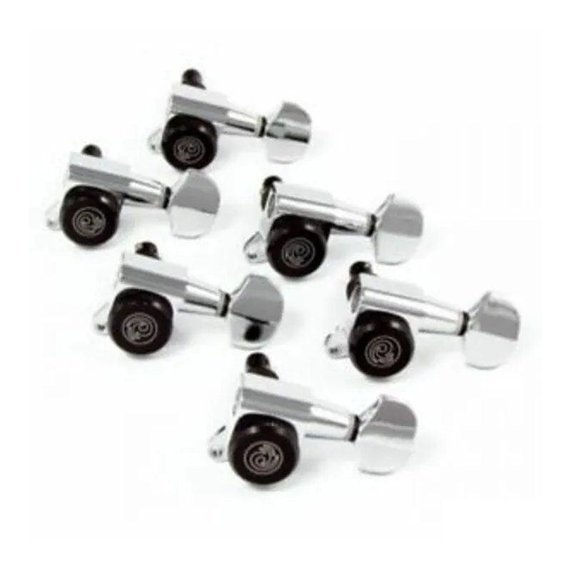 Planet Waves Planet Waves 改裝品系列 Tuning Machines 銀色 單排式 鎖定式弦鈕 PWAT-6R1 — 三峽配件 / 週邊