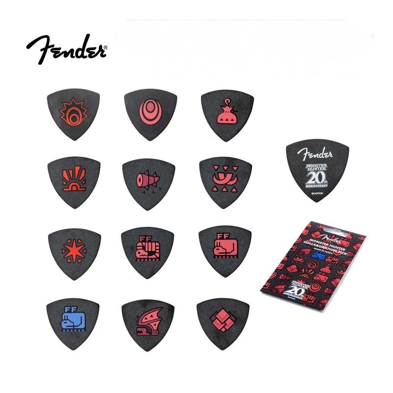 Fender 魔物獵人 盲盒 PICK 四片裝 MONSTER HUNTER — 三峽木吉他 / 民謠吉他