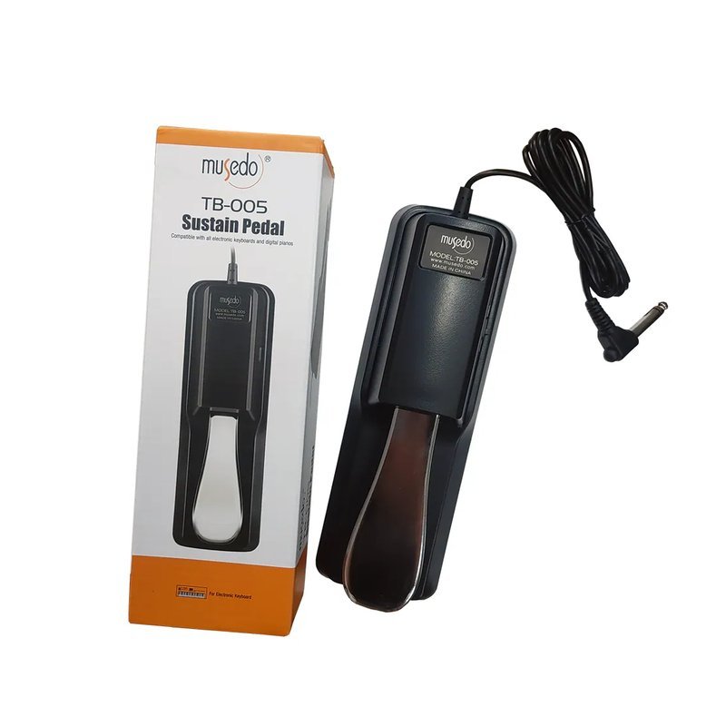 Musedo Musedo TB-005 電鋼琴/電子琴/MIDI鍵盤 延音踏板 (可切換極性) — 三峽電鋼琴 / 鍵盤