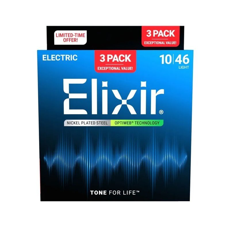 Elixir ELIXIR 16572 電吉他 OPTIWEB 10-46 3SET — 三峽電吉他