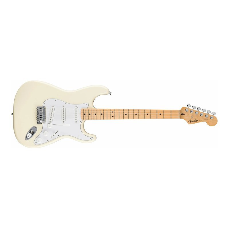 Fender Fender Standard Stratocaster SSS 楓木指板 奧林匹克白 電吉他 — 三峽木吉他 / 民謠吉他