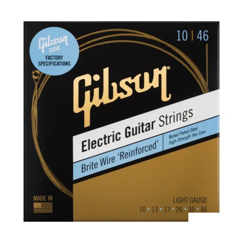 Gibson Gibson Brite Wire 'Reinforced' 10-46 電吉他弦 — 三峽電吉他