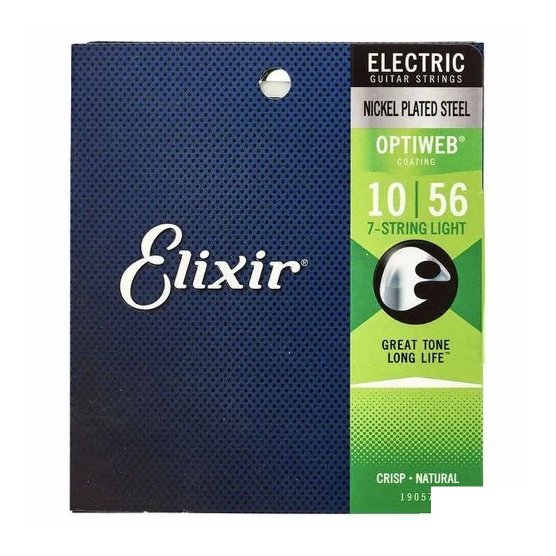 Elixir Elixir Optiweb 系列 7弦 電吉他弦 鍍鎳 覆極薄膜 — 三峽木吉他 / 民謠吉他