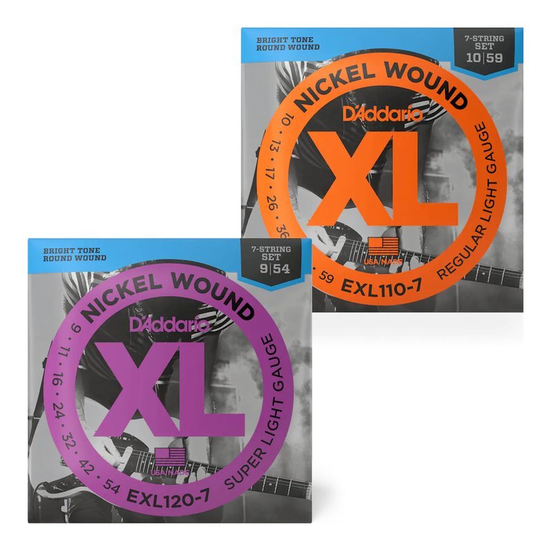 D'Addario Daddario EXL 系列 7弦 電吉他弦 — 三峽木吉他 / 民謠吉他