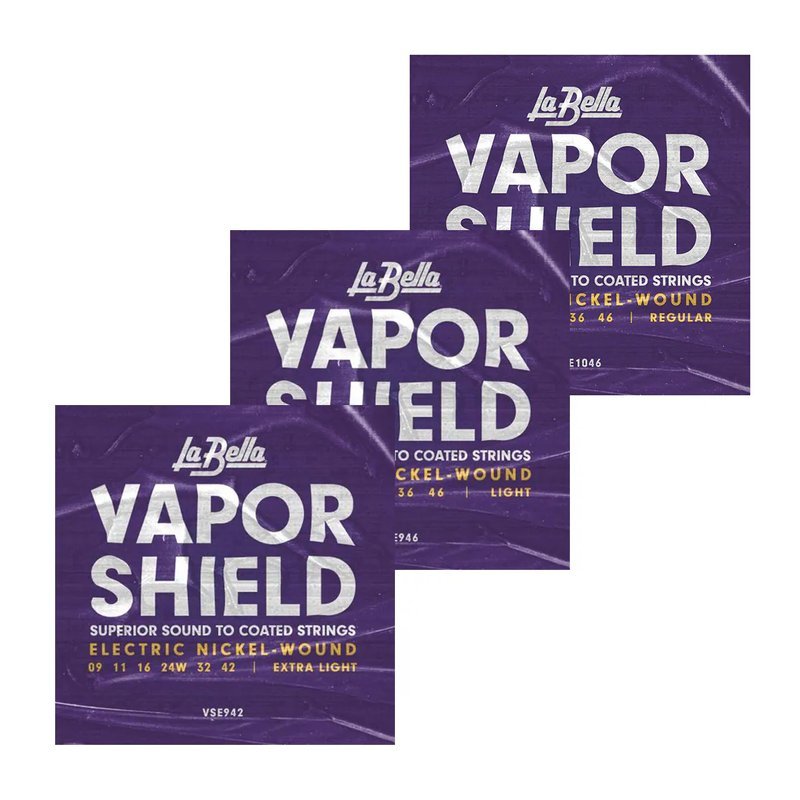 La Bella La Bella Vapor Shield Electric Guitar 包膜弦 電吉他弦 — 三峽烏克麗麗