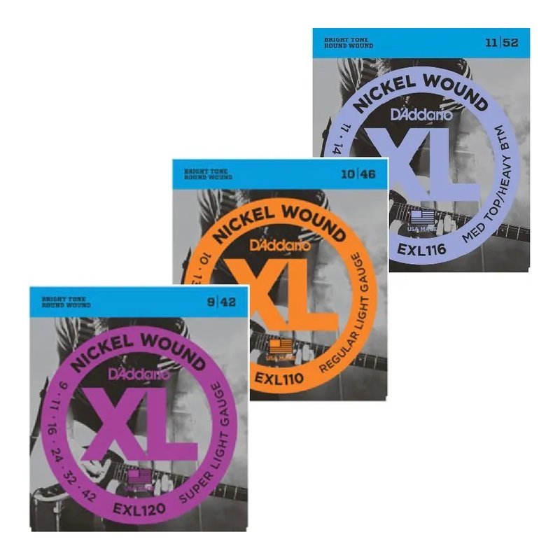 D'Addario Daddario EXL 系列 電吉他弦 鎳弦 — 三峽木吉他 / 民謠吉他