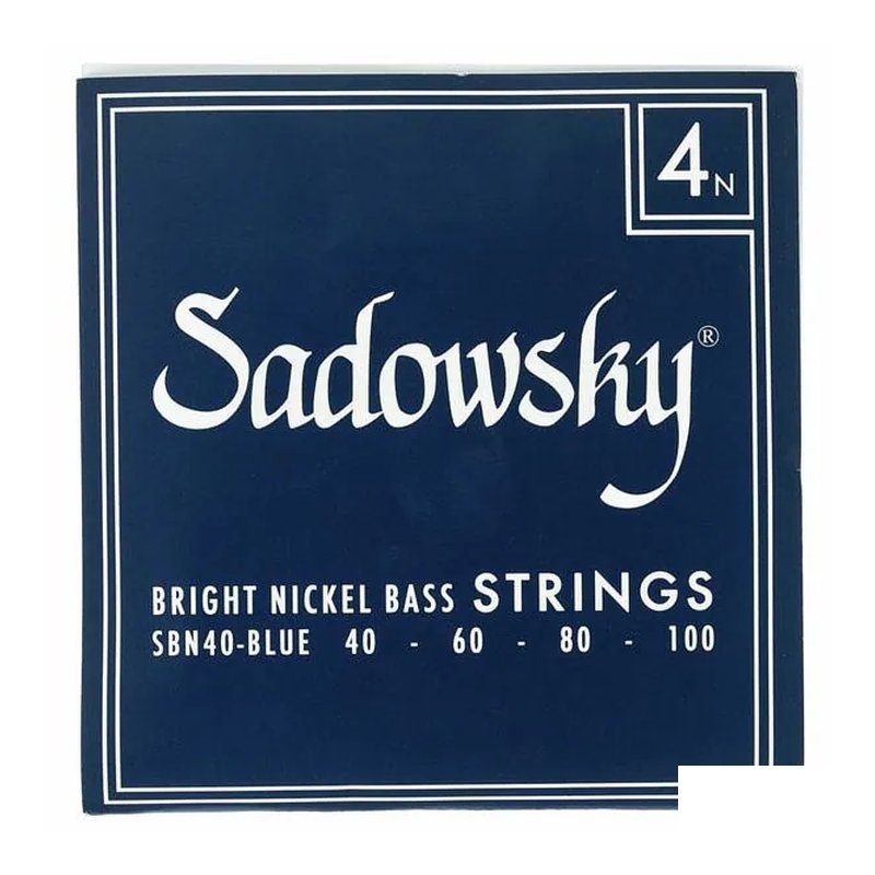 Sadowsky Sadowsky Blue Label SBN40 040-100 藍標 鎳弦 貝斯弦 — 三峽木吉他 / 民謠吉他