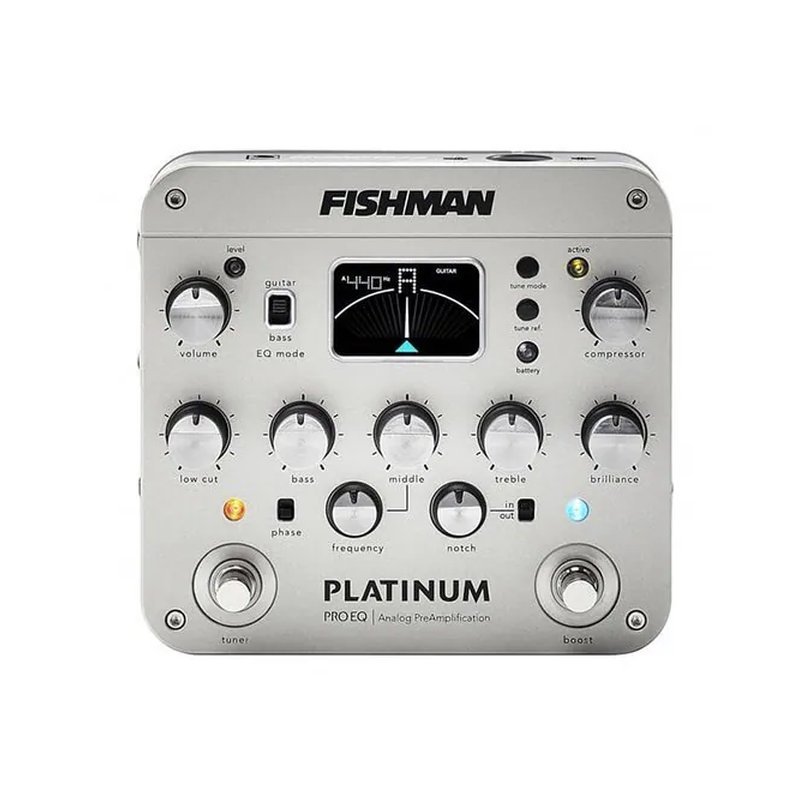 Fishman FISHMAN 木吉他/Bass 前級效果器 Platnium Pro EQ/DI Analog Preamp — 三峽木吉他 / 民謠吉他