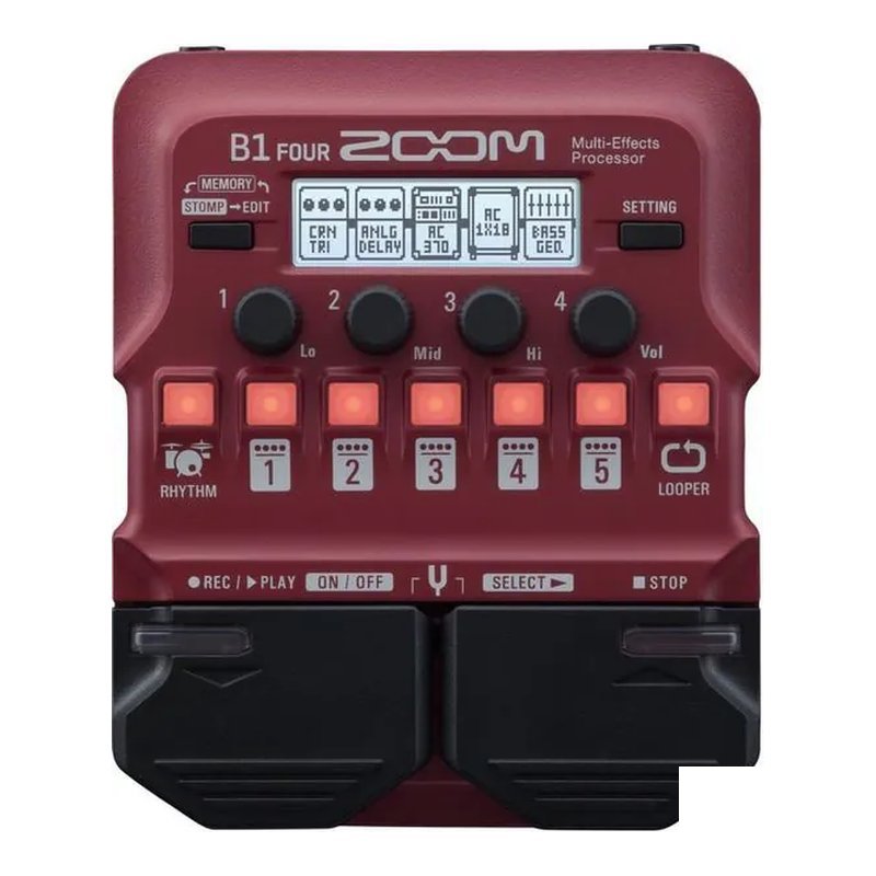 Zoom Zoom B1 Four Bass 綜合效果器 — 三峽吉他 / Bass