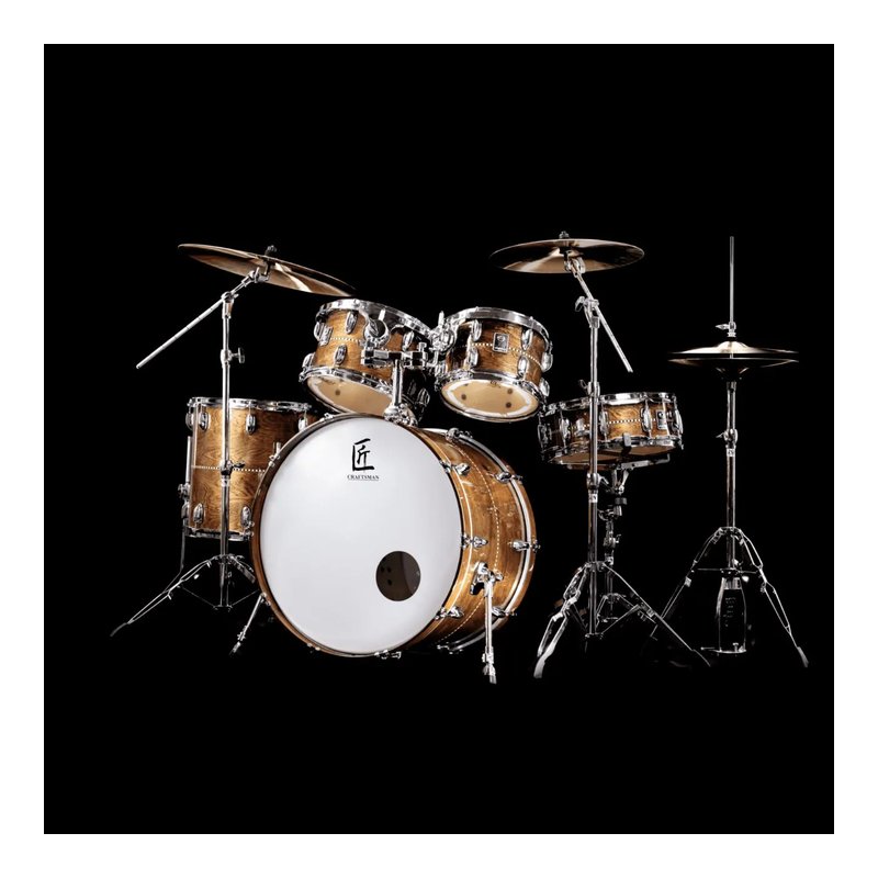 匠 Craftsman 匠 Craftsman 原木 Inlay C-RDH522-NI2 第二代 五粒 鼓組 — 三峽鼓 / 打擊