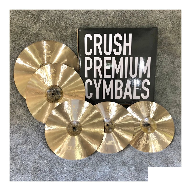 Crush CRUSH CECP50 高階手工銅鈸套組 五片裝 — 三峽鼓 / 打擊