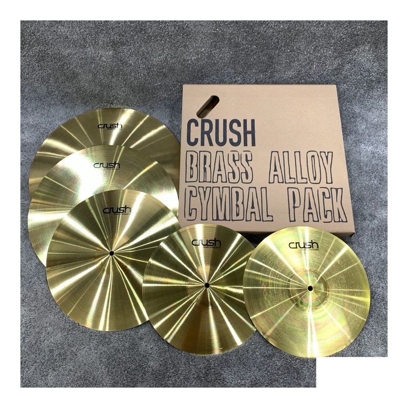 Crush CRUSH CBCP50 銅鈸套鈸組 五片 — 三峽鼓 / 打擊