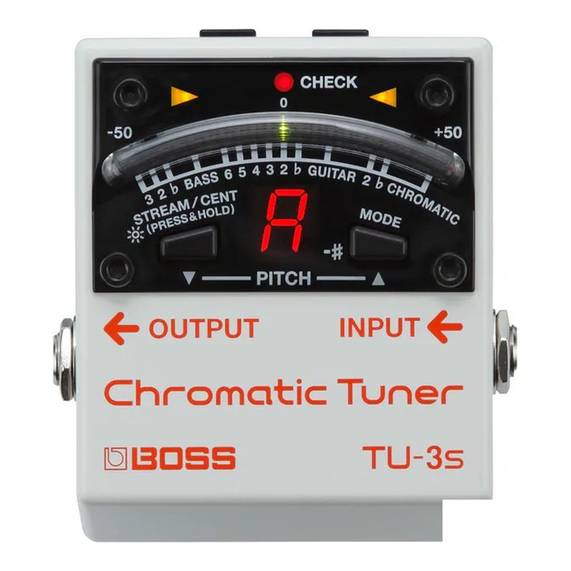 BOSS BOSS TU-3S Chromatic Tuner 半音階調音器 — 三峽木吉他 / 民謠吉他