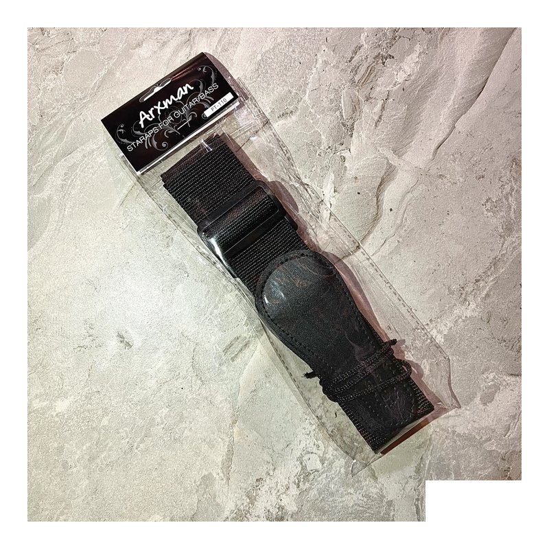 Arxman Arxman Straps for Guiatr / Bass 入門吉他背帶 黑色 — 三峽木吉他 / 民謠吉他