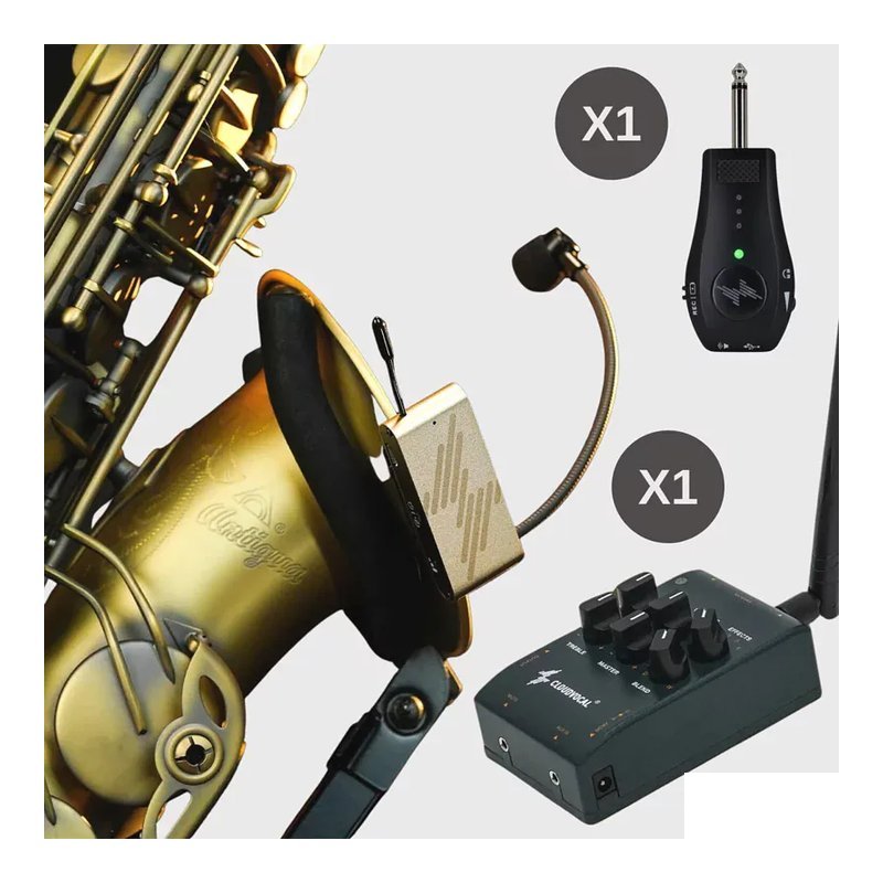 雲聲 Cloud Vocal ISOLO LITE 薩克斯風無線演出系統 超值組合包 — 三峽木管樂器