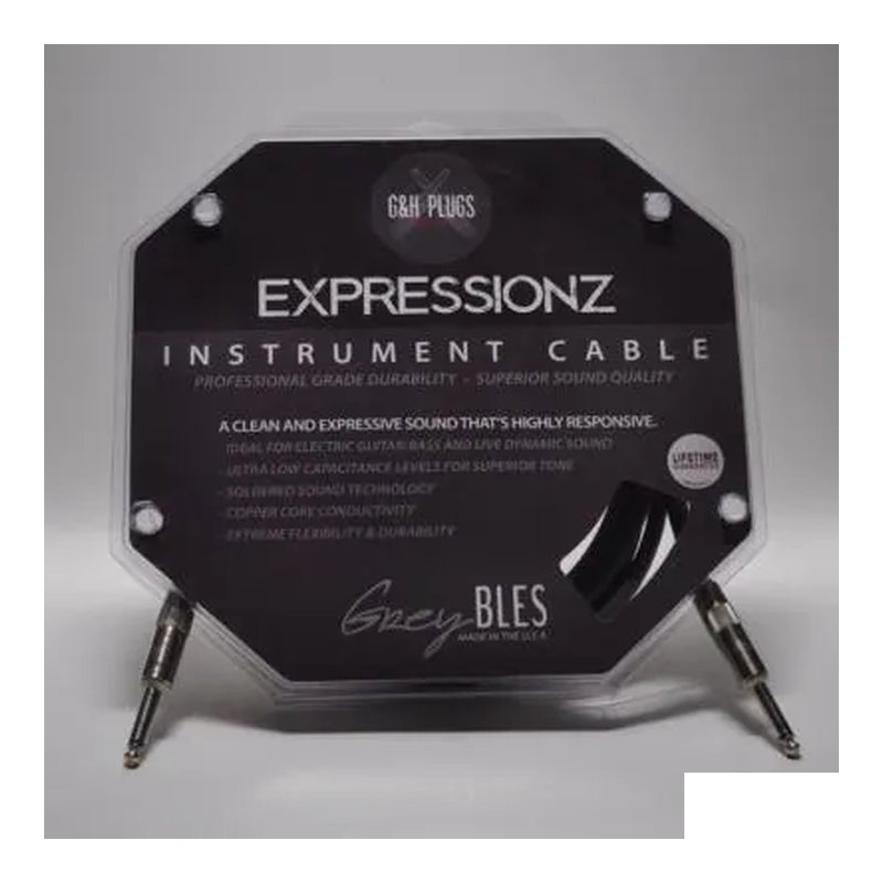 GH Plugs 美國 G&H Plugs 高階導線 EXPRESSIONZ 黑標 表演用 導線 — 三峽木吉他 / 民謠吉他