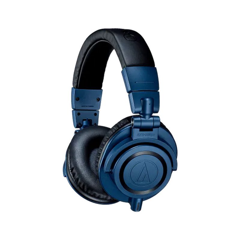 Audio-Technica 鐵三角 ATH-M50X DS 監聽耳機 Audio-technica 深邃海洋藍 限定色機種 — 三峽錄音