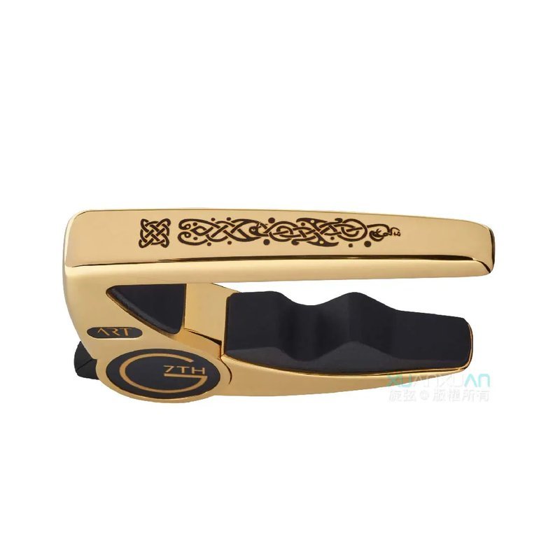 G7th G7th P3系列capo 6弦雕花款 18K金色 — 三峽木吉他 / 民謠吉他