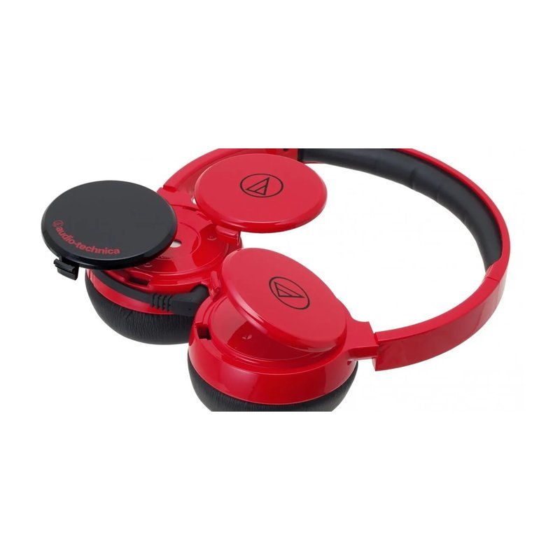 Audio-Technica Audio-Technica 鐵三角 ATH-WM77 自動收線耳機 紅色 — 三峽音響 / 音箱