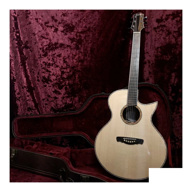 弦墨 弦墨 HsienMo 尖缺角 破布木 全單 木吉他 — 三峽木吉他 / 民謠吉他