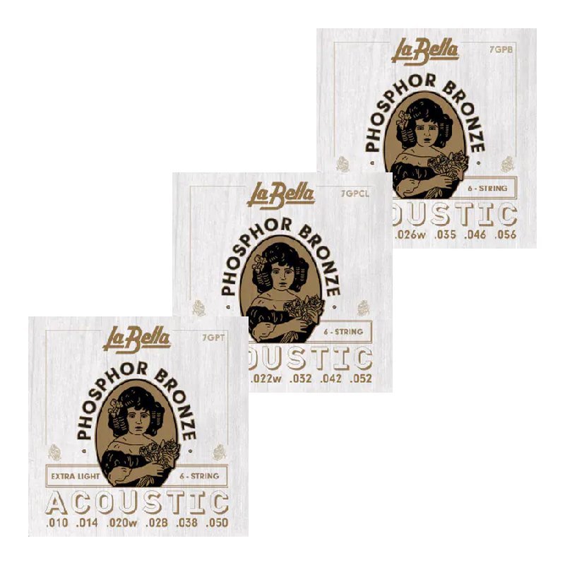 La Bella La Bella 7GP 系列 木吉他弦 — 三峽烏克麗麗