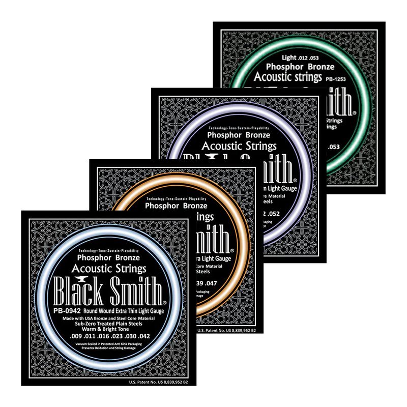 BlackSmith BlackSmith PB 系列 民謠吉他弦 磷青銅 — 三峽木吉他 / 民謠吉他