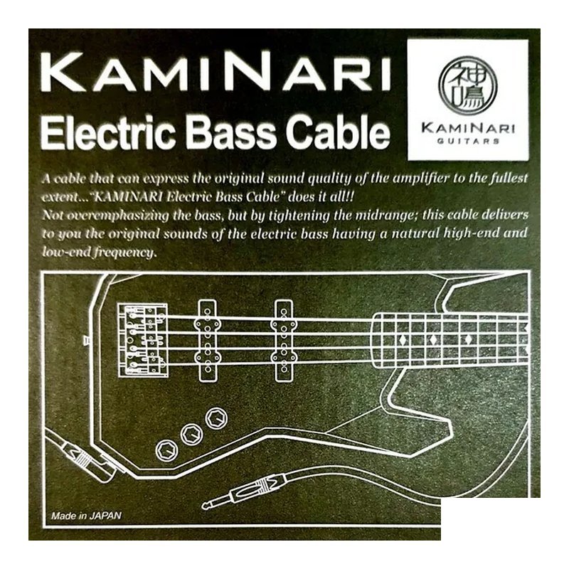 Kaminari 神鳴 Kaminari 神鳴 導線 Bass 電貝斯 日本 高階手工導線 — 三峽木吉他 / 民謠吉他