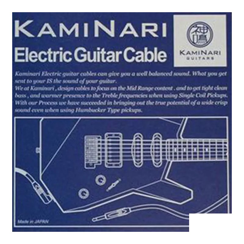 Kaminari 神鳴 Kaminari 神鳴 導線 Electric Guitar 電吉他 日本 高階手工導線 — 三峽木吉他 / 民謠吉他