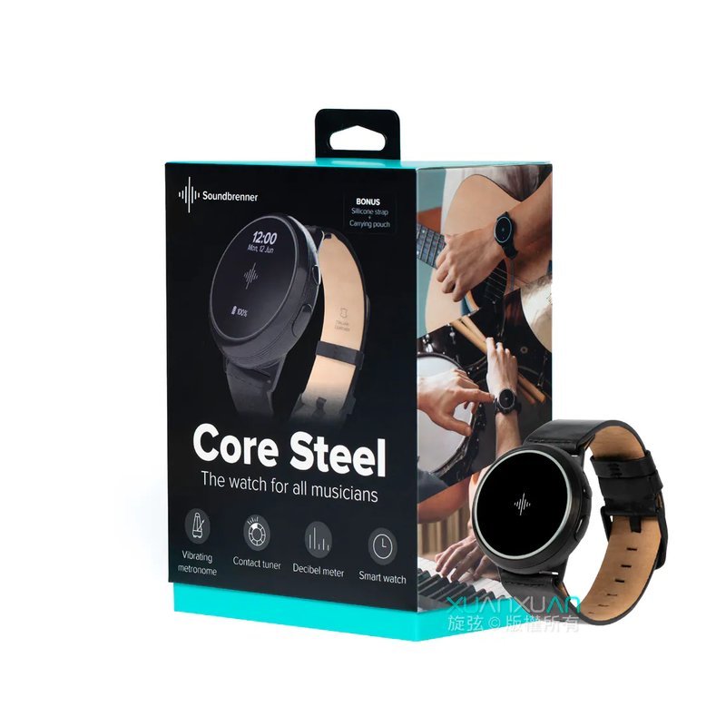 Soundbrenner Soundbrenner 節奏智慧錶-Core 鋼鐵版 — 三峽配件 / 週邊