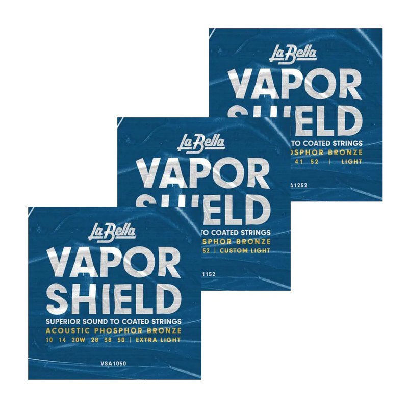 La Bella La Bella VSA 系列 民謠吉他弦 包膜 — 三峽烏克麗麗