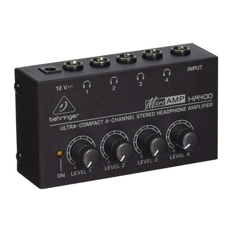 Behringer 耳朵牌 Behringer MicroAMP HA400 耳機分配器 — 三峽音響 / 音箱