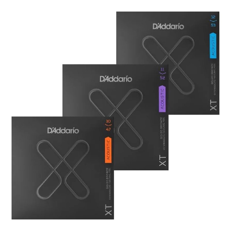 D'Addario Daddario XTABR 系列 民謠吉他弦 塗層 80/20黃銅 — 三峽木吉他 / 民謠吉他