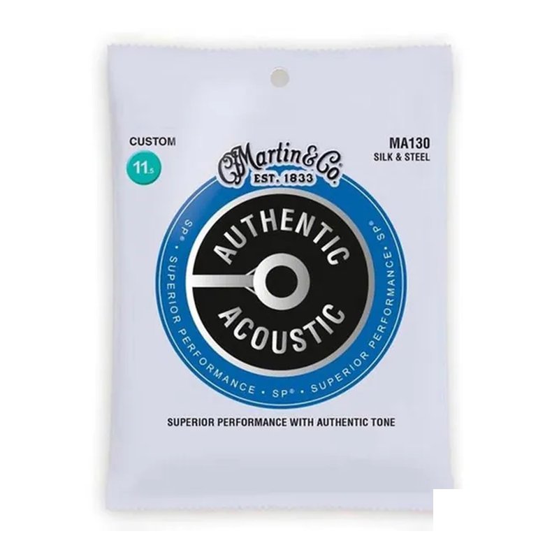 Martin Martin MA130 民謠吉他弦 SILK & STEEL (11.5-47) 軟銀弦 — 三峽木吉他 / 民謠吉他