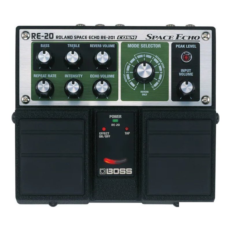 BOSS BOSS RE-20 Space Echo 空間迴音 效果器 — 三峽效果器