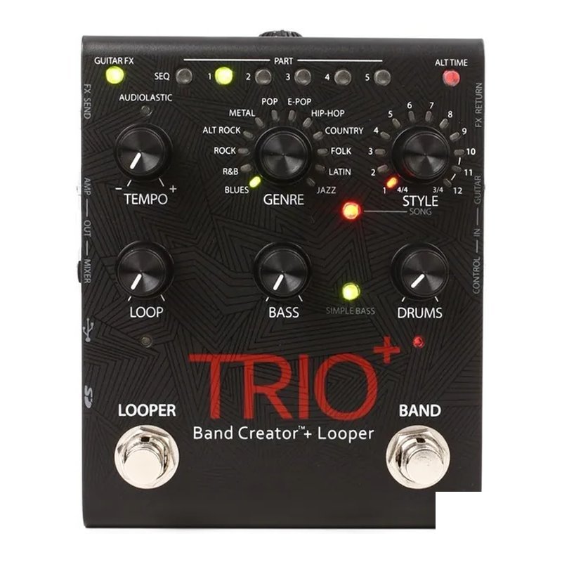 DigiTech DigiTech Trio+ 自動伴奏 Loop 效果器 — 三峽木吉他 / 民謠吉他