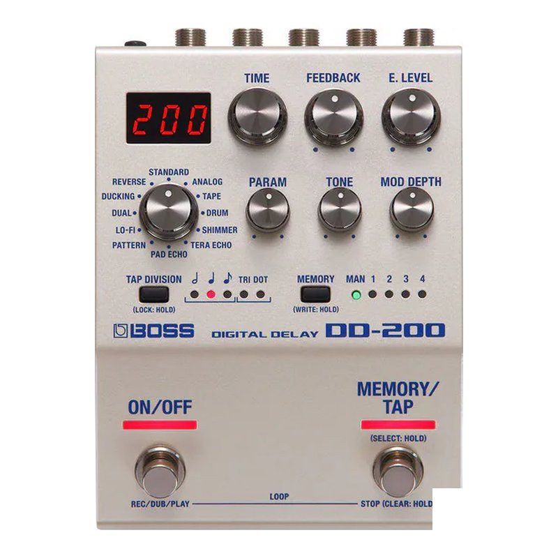 BOSS BOSS DD-200 Digital Delay 延遲效果器 — 三峽電鋼琴 / 鍵盤