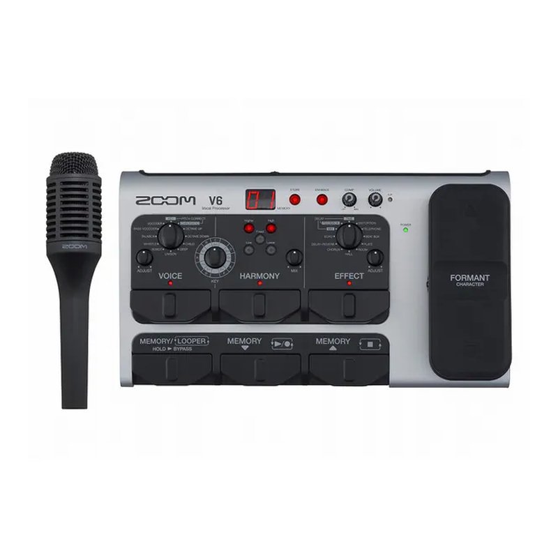 Zoom Zoom V6 人聲效果器 — 三峽效果器