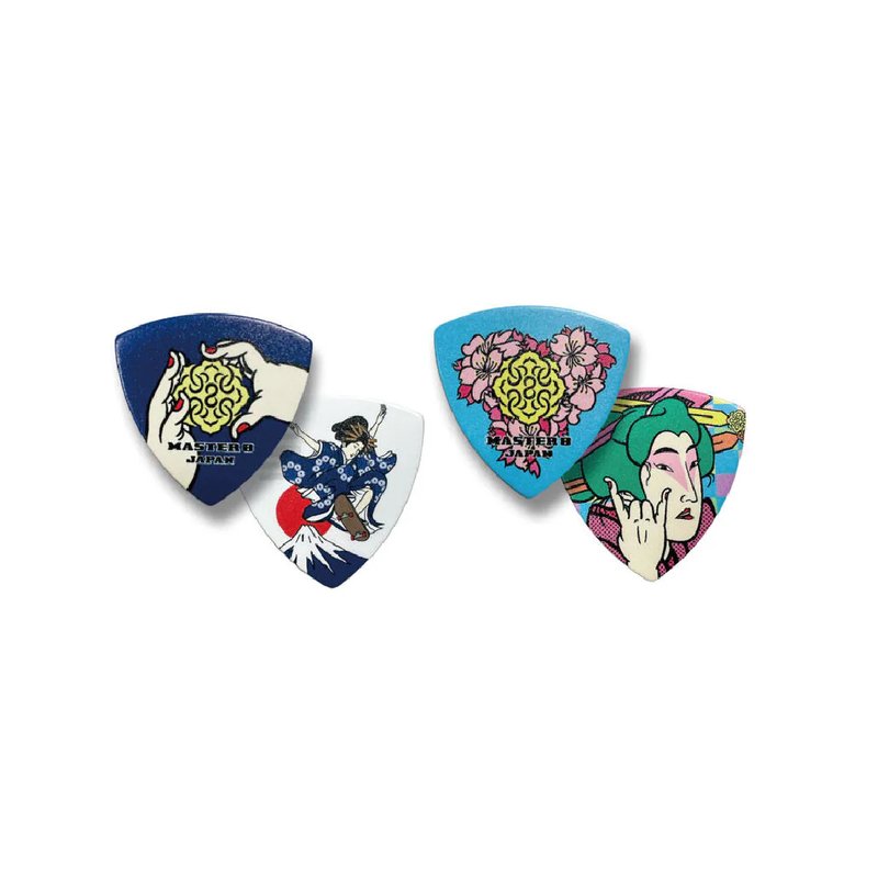 MASTER 8 JAPAN MASTER 8 JAPAN / 浮世繪創意合作系列 吉他彈片 (富士/櫻花) — 三峽吉他 / Bass